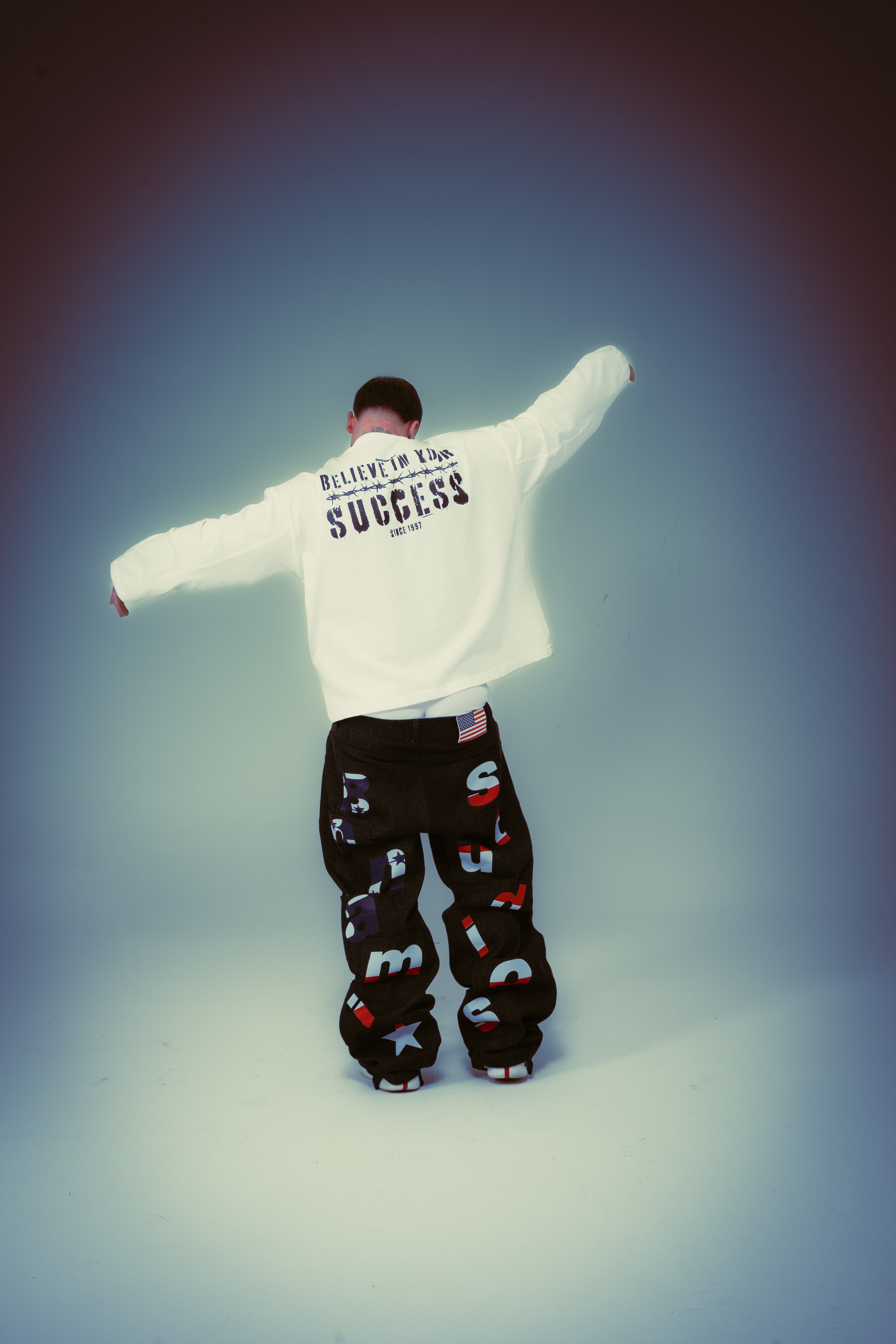 Long Sleeves One Year White