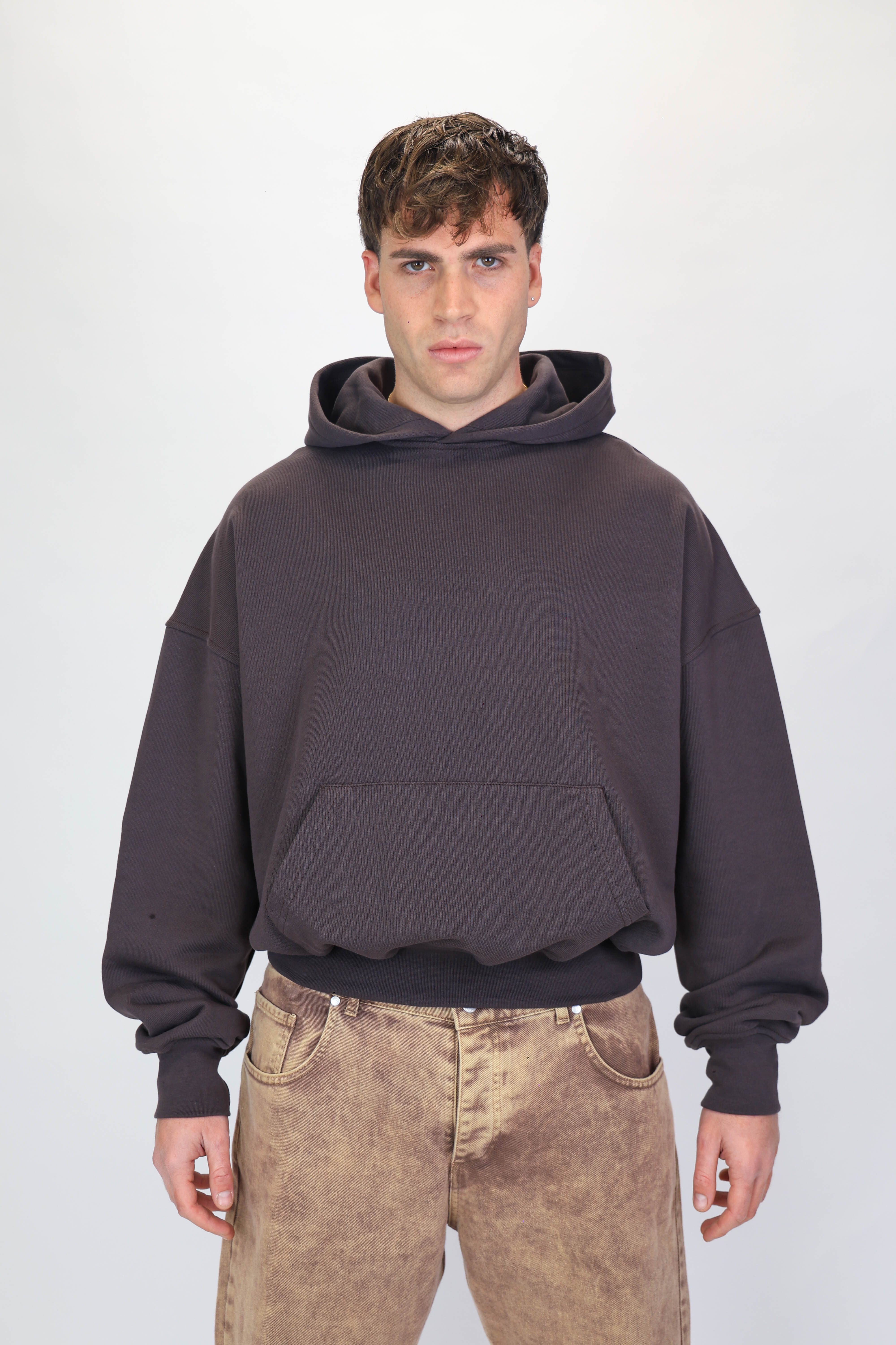 Hoodie Fallen Desire Brown