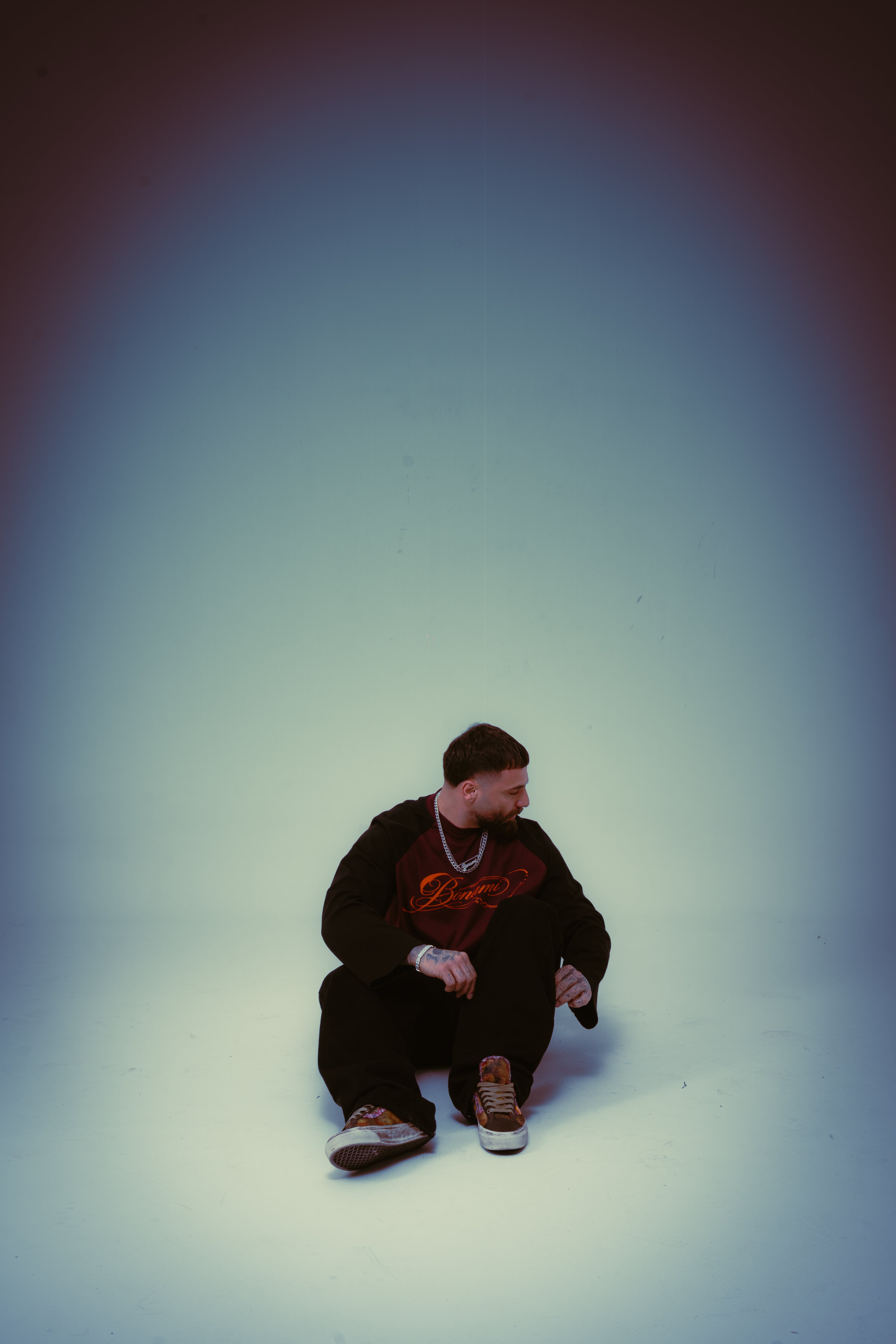 Long Sleeves Chain Bordeaux