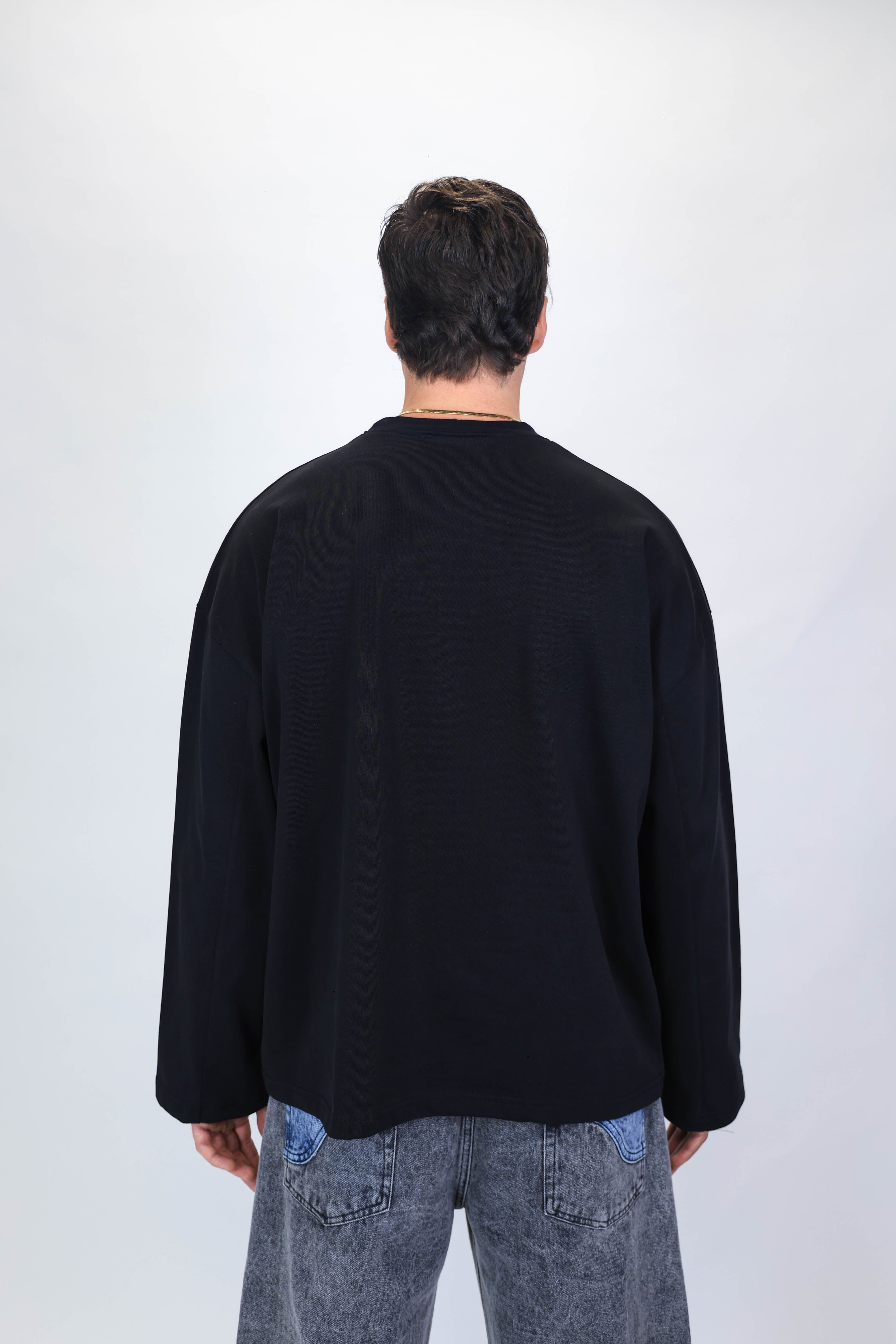 Long Sleeves B Star Black