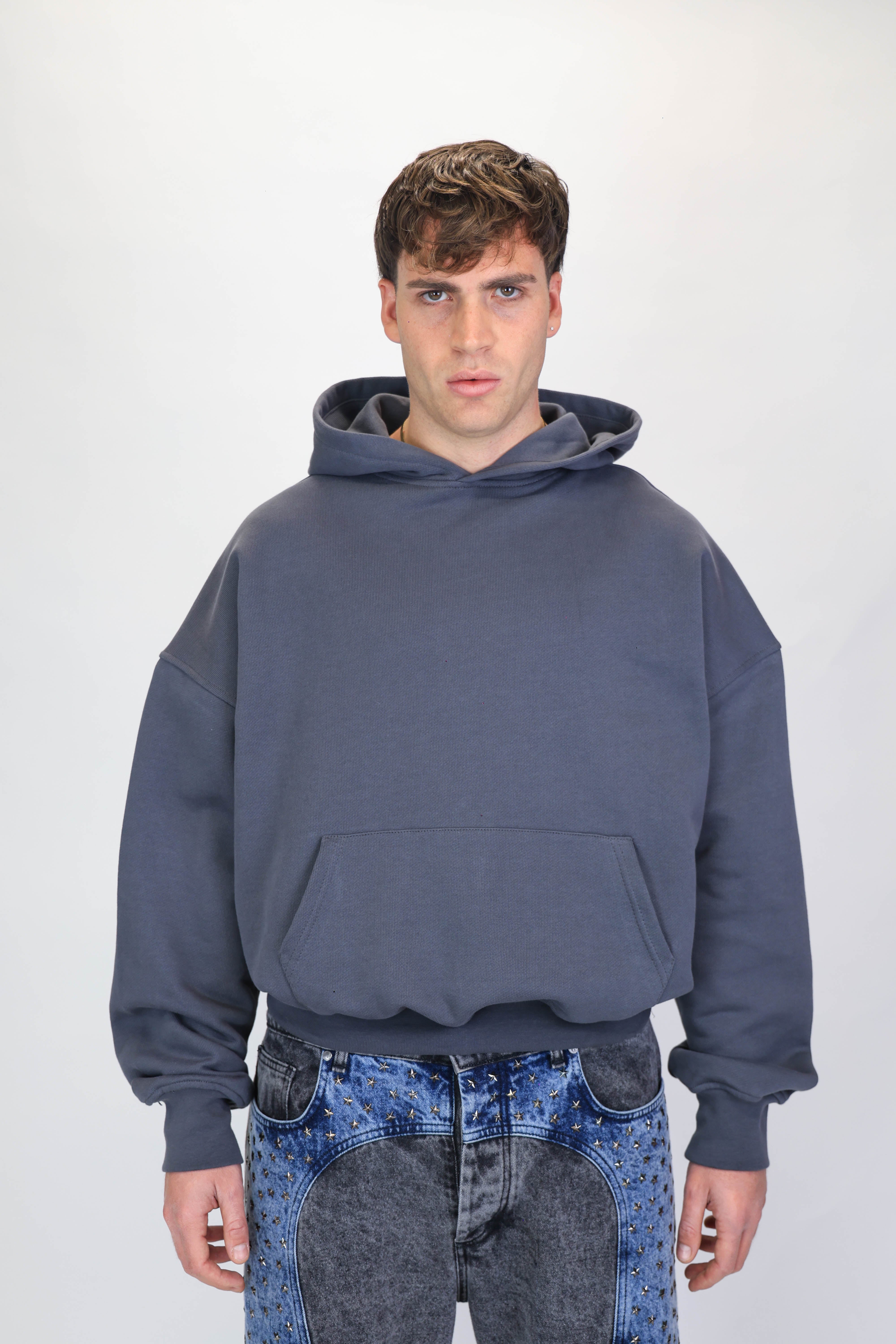 Hoodie Fallen Desire Grey