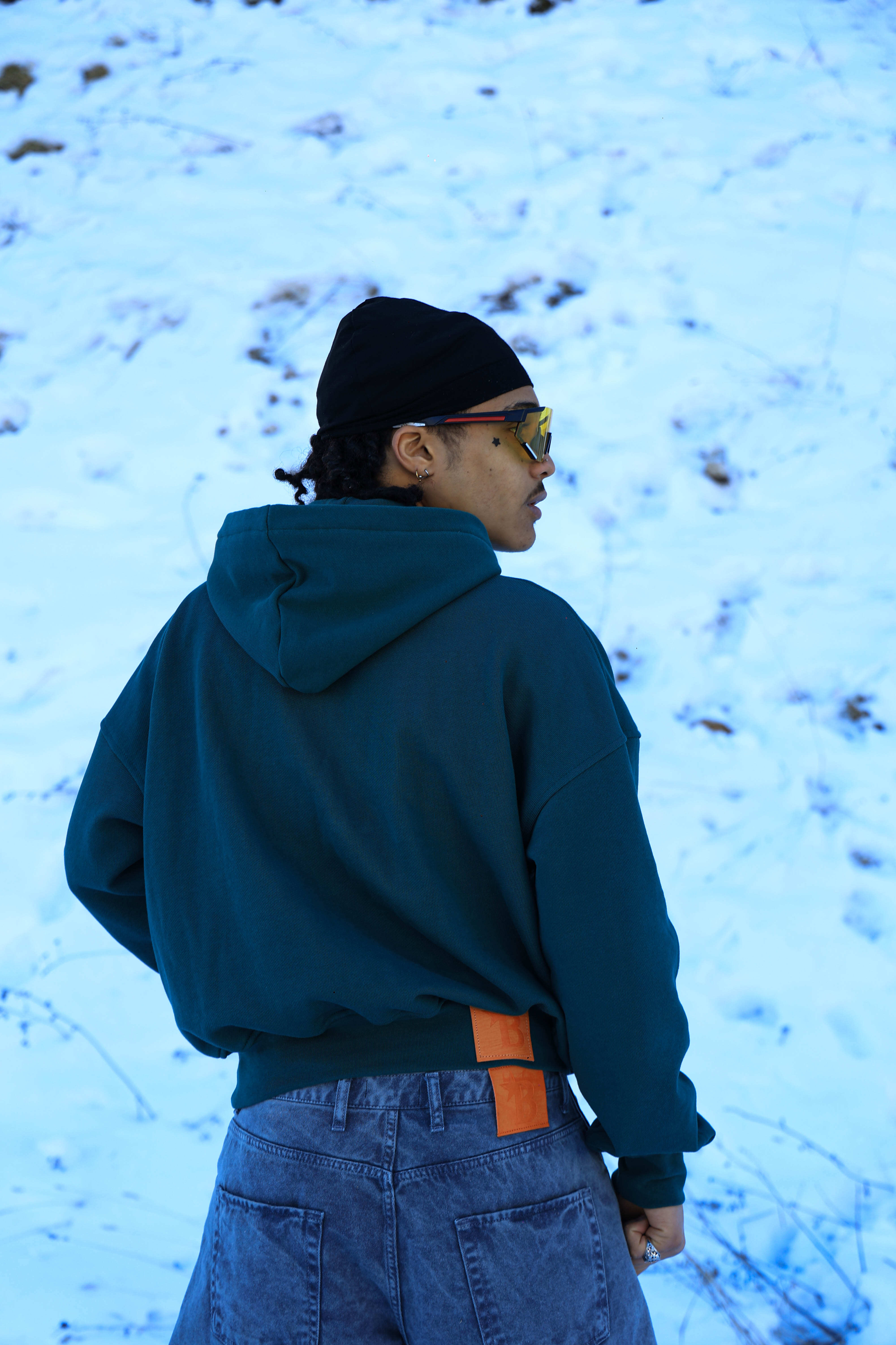 Hoodie Military Area Green