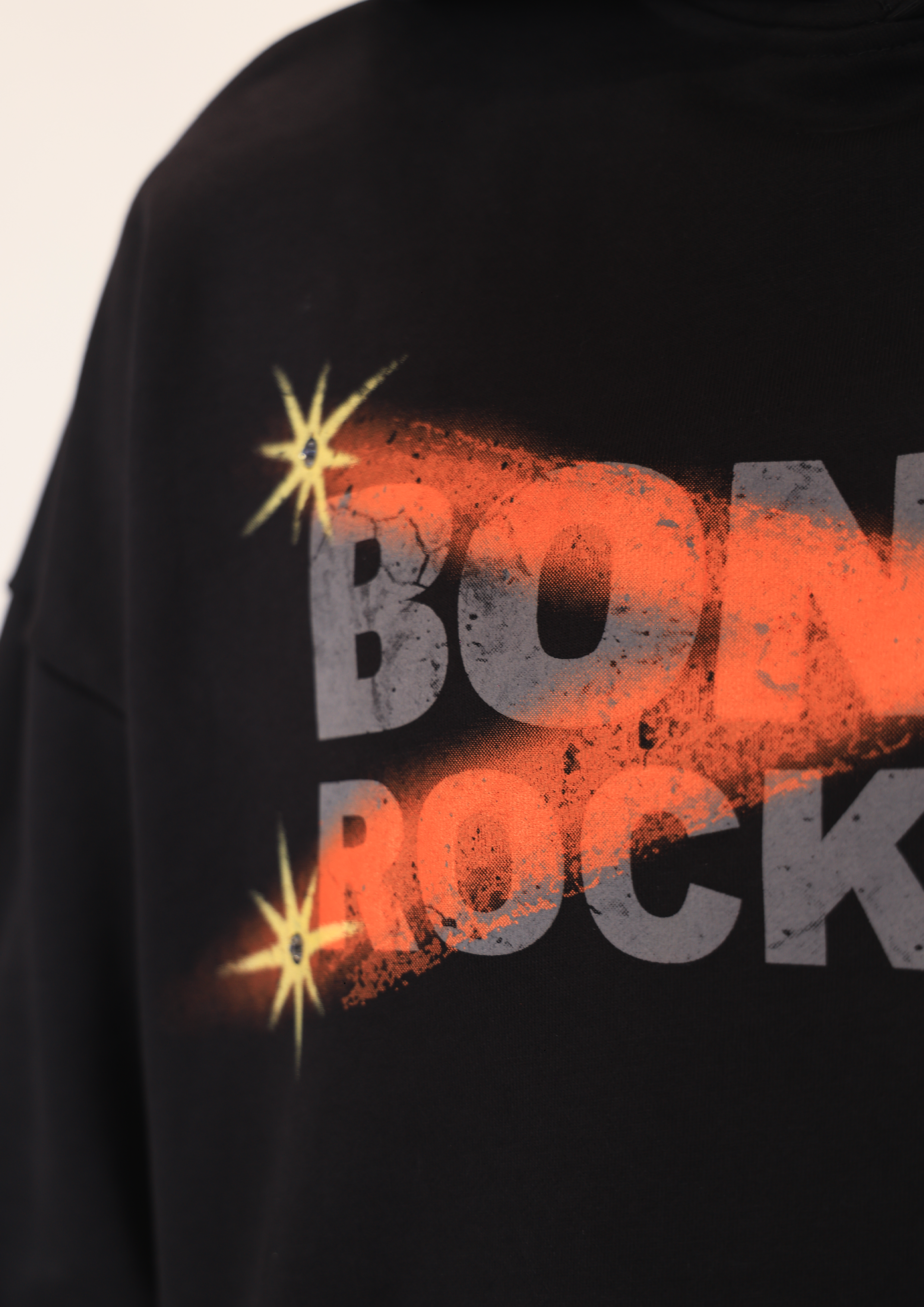 Hoodie Rockstar Black