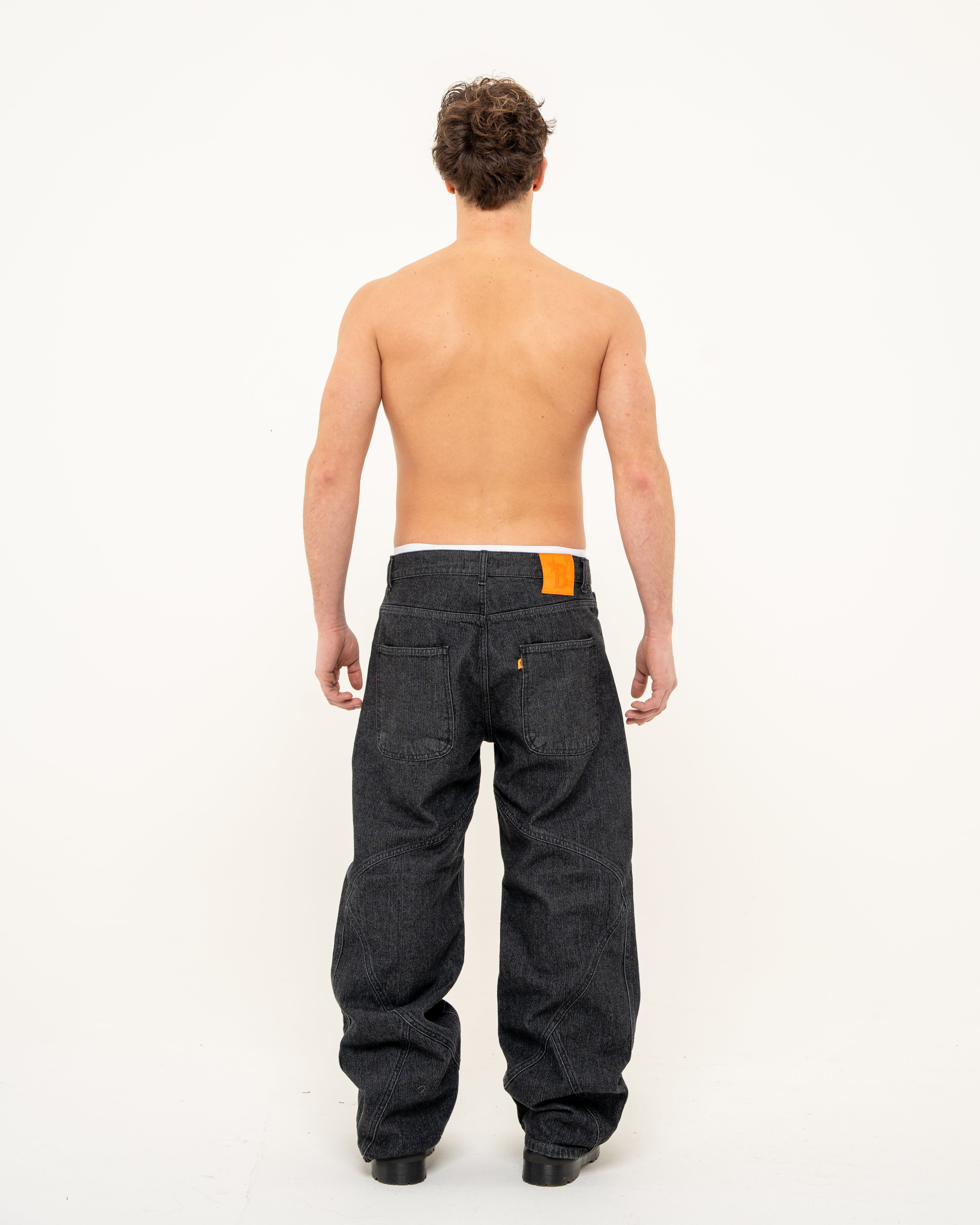 Jeans Diagonal Black