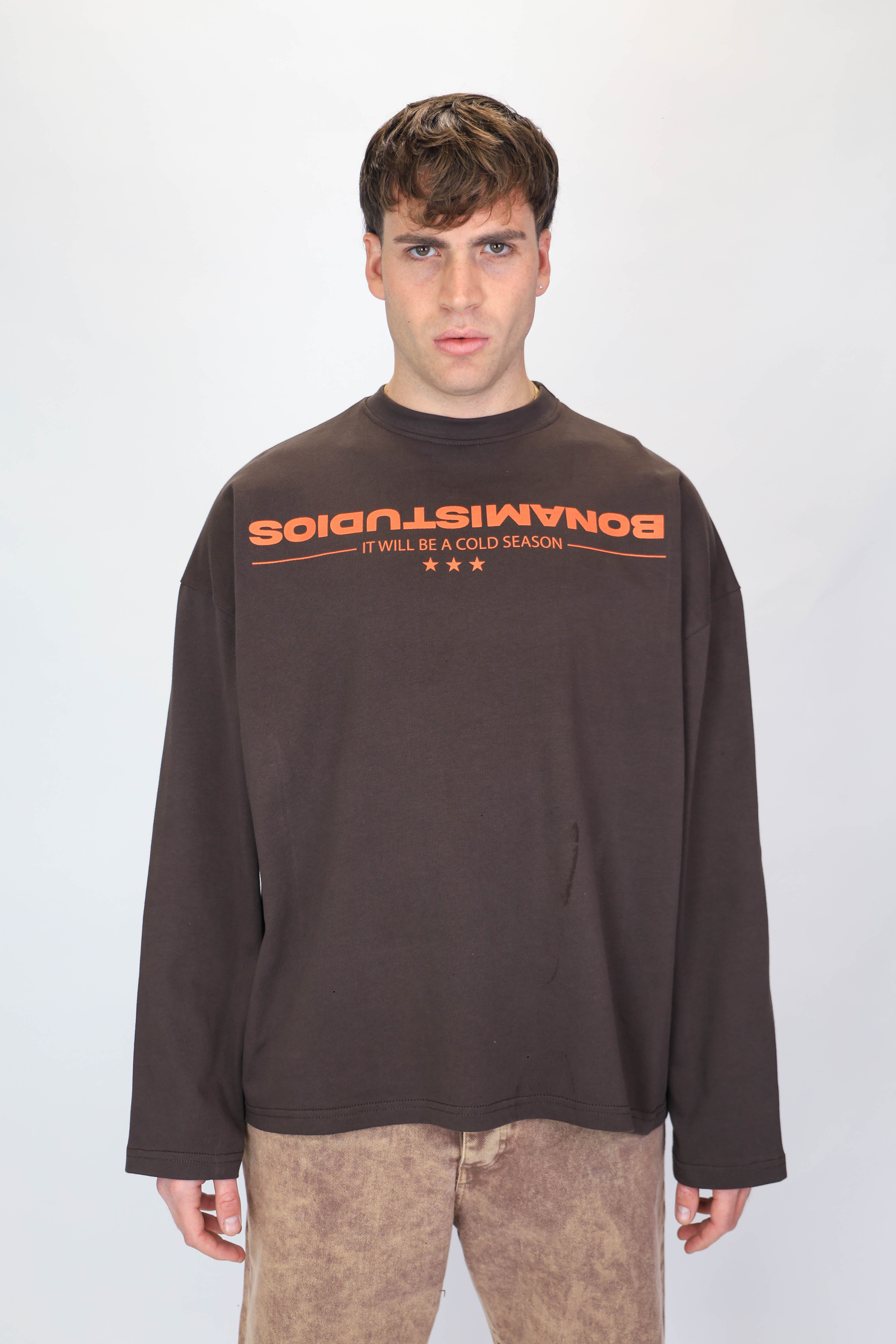Long Sleeves Limited B Brown