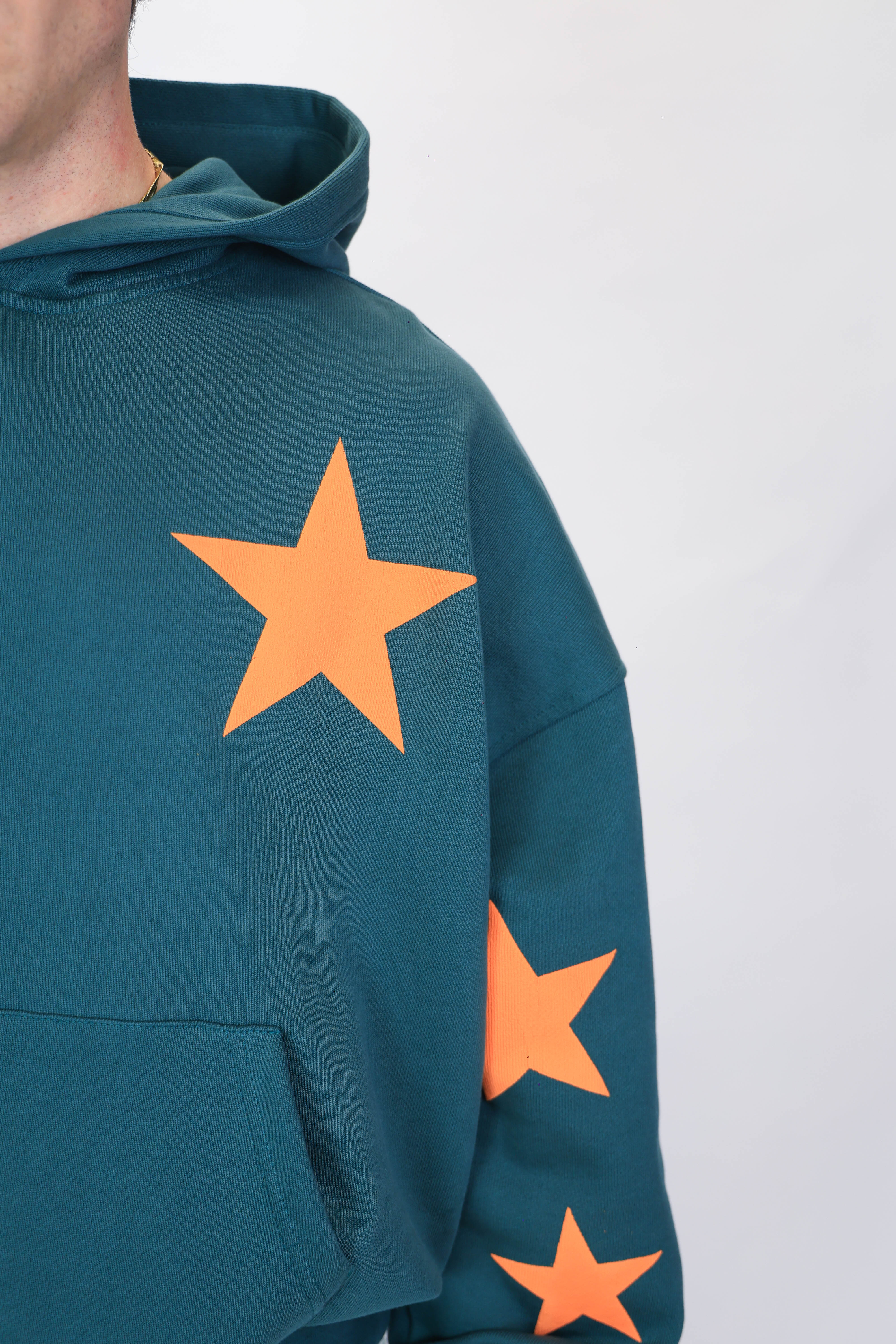 Hoodie Super Star Green