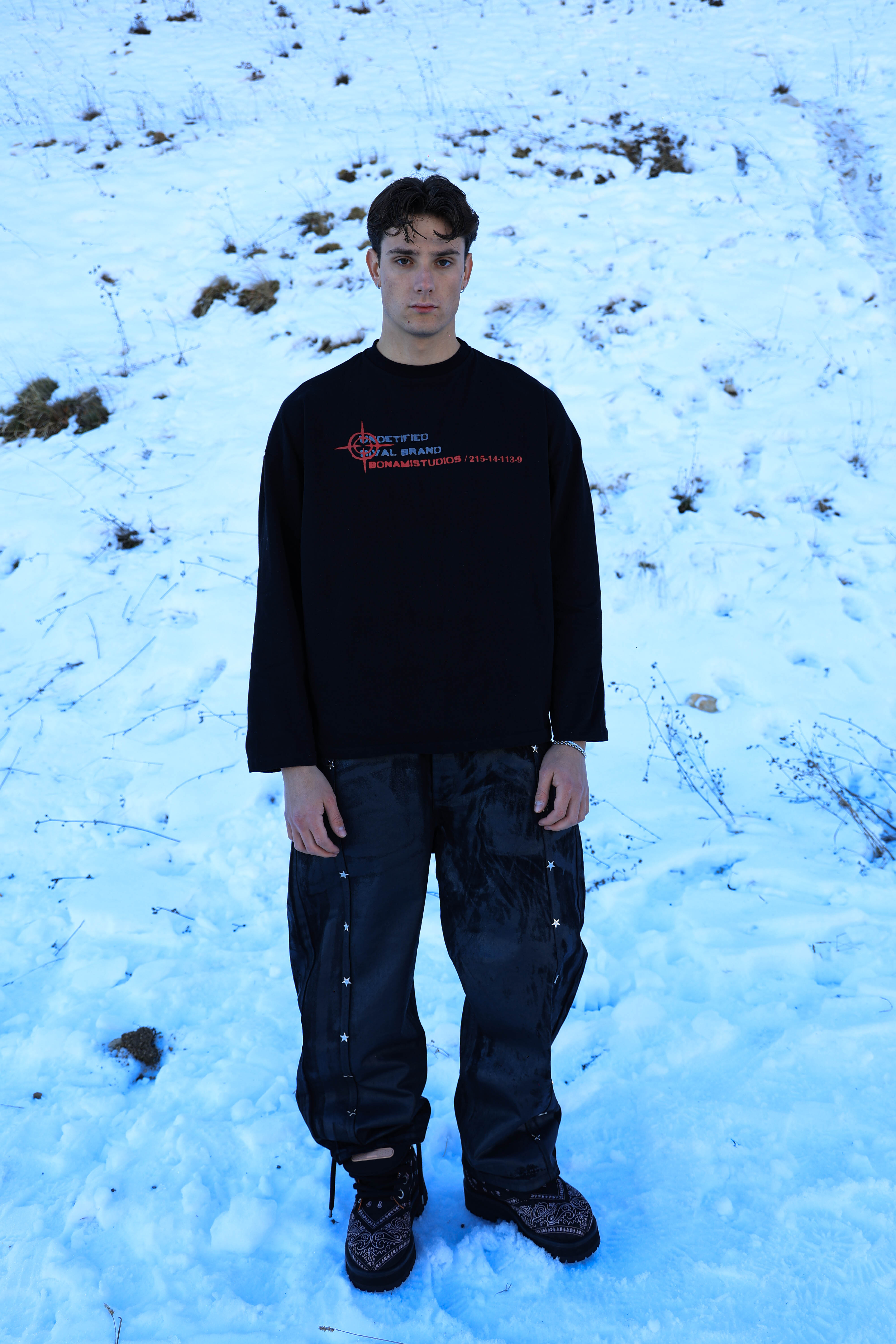 Long Sleeves Finder Black